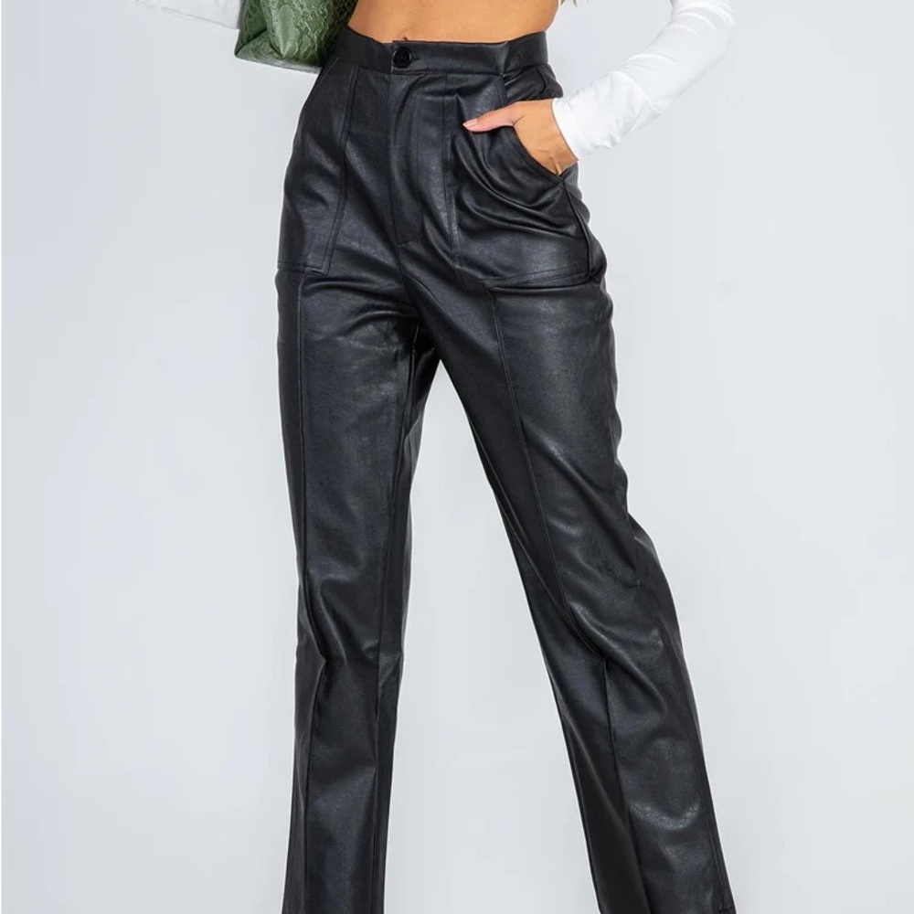NWOT Princess Polly Encore Leather Pants